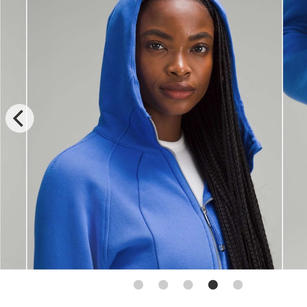 lululemon Scuba cropped full zip 💙